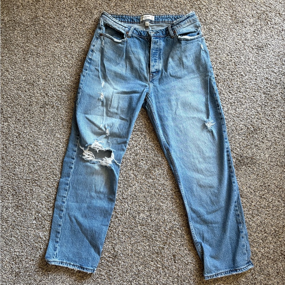 Abercrombie Curve Love “The Dad” High Rise Jeans